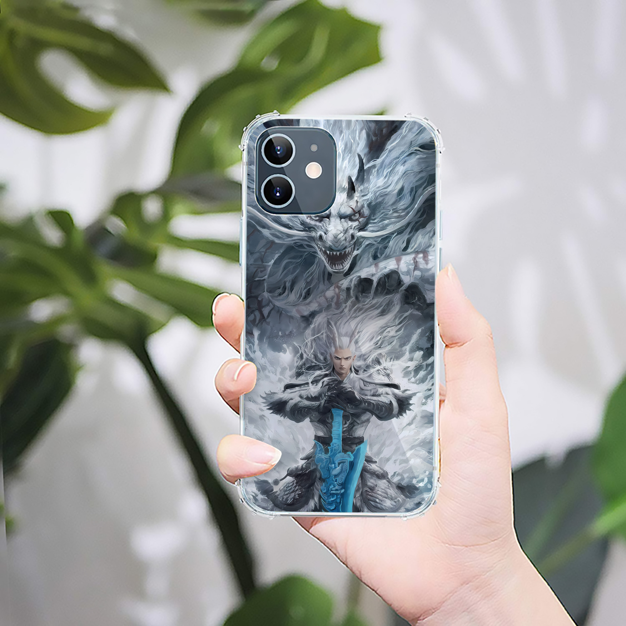 （画像用） Ne Zha 2 ナタ 魔童の大暴れ 【iPhone 12シリーズ対応】透明スマホケース（クリアソフトケース）